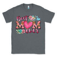 Charcoal Heather best mom ever Classic Tee - RacoonDesign