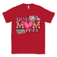 Red best mom ever Classic Tee - RacoonDesign