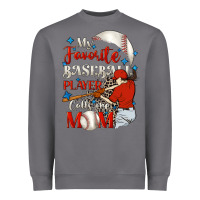 Storm My favorite baseball player calls me mom Heavyweight Sweatshirt - FaDigitalArtStudio