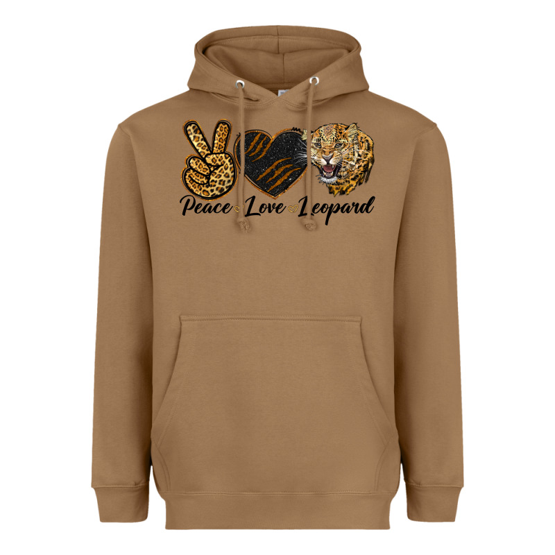 Peace Love Lion Head Heavyweight Hoodie by LillyAllenDesigns | Teevron