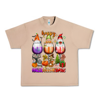 Burro Happy Hallothanksmas wine glasses and gnomes Urban Heavy Tee - texasbilliewilder