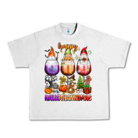Lunar Rock Happy Hallothanksmas wine glasses and gnomes Urban Heavy Tee - texasbilliewilder