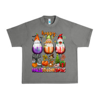 Tornado Happy Hallothanksmas wine glasses and gnomes Urban Heavy Tee - texasbilliewilder