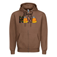 Chestnut Blessed nana Zipper Hoodie - CowhideDigitalArt