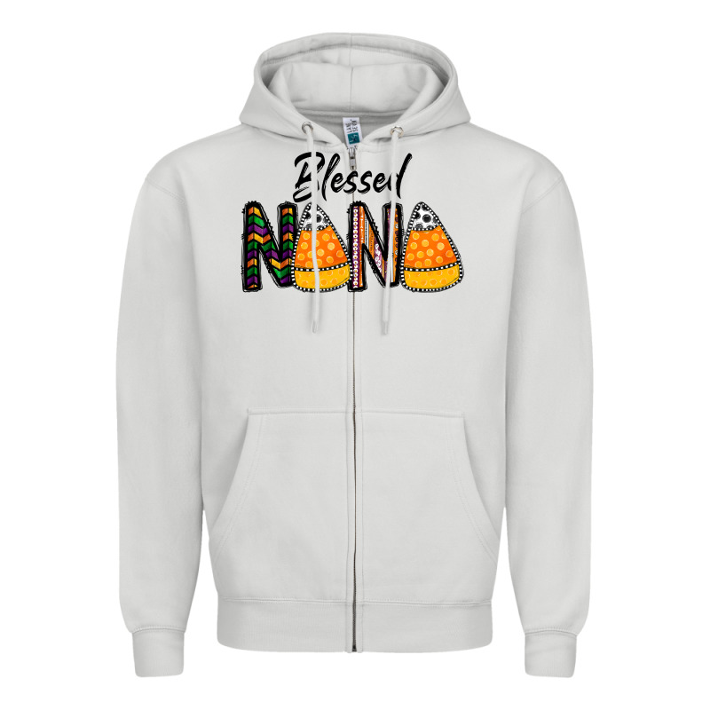 Blessed Nana Zipper Hoodie by CowhideDigitalArt | Teevron
