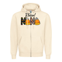 Sandshell Blessed nana Zipper Hoodie - CowhideDigitalArt