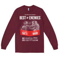 Burgundy arturo gatti vs micky ward boxing shirt Long Sleeve Tee - tuanDangUi