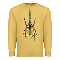 Antique Gold hercules beetle Premium Sweatshirt - LillyAllenDesigns