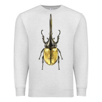 Oatmeal Heather hercules beetle Premium Sweatshirt - LillyAllenDesigns