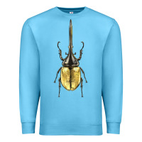 Ocean Blue hercules beetle Premium Sweatshirt - LillyAllenDesigns