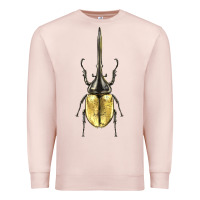 Pale Pink hercules beetle Premium Sweatshirt - LillyAllenDesigns
