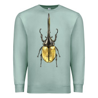 Seafoam hercules beetle Premium Sweatshirt - LillyAllenDesigns