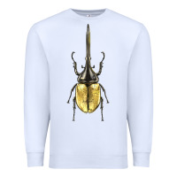 White hercules beetle Premium Sweatshirt - LillyAllenDesigns