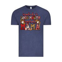Vintage Denim somebody's loud mouth baseball mama Vintage Tee - Jasminsmagicworld