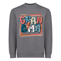 Storm 4th of July grandma with lightning bolt Heavyweight Sweatshirt - FaDigitalArtStudio