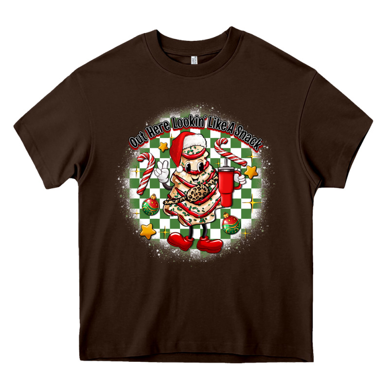 Boojee Christmas Cake With Belt Bag Heavy Core Tee by MaliasSmallBusiness | Teevron