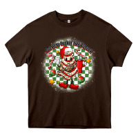 Chocolate Brown boojee christmas cake with belt bag Heavy Core Tee - MaliasSmallBusiness