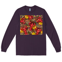Plum mardi gras crawfish Long Sleeve Tee - CowGirlArtShop