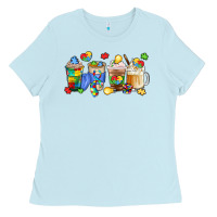 Baby Blue image title puzzlethemed beverages and accessories Ladies Tee - LillyAllenDesigns