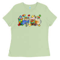 Matcha image title puzzlethemed beverages and accessories Ladies Tee - LillyAllenDesigns