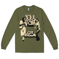Army Green soul train Long Sleeve Tee - tuanDangUi