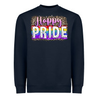 Navy Happy pride Heavyweight Sweatshirt - FaDigitalArtStudio