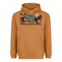 Meerkat Peace lLve Bison Heavyweight Hoodie - LillyAllenDesigns
