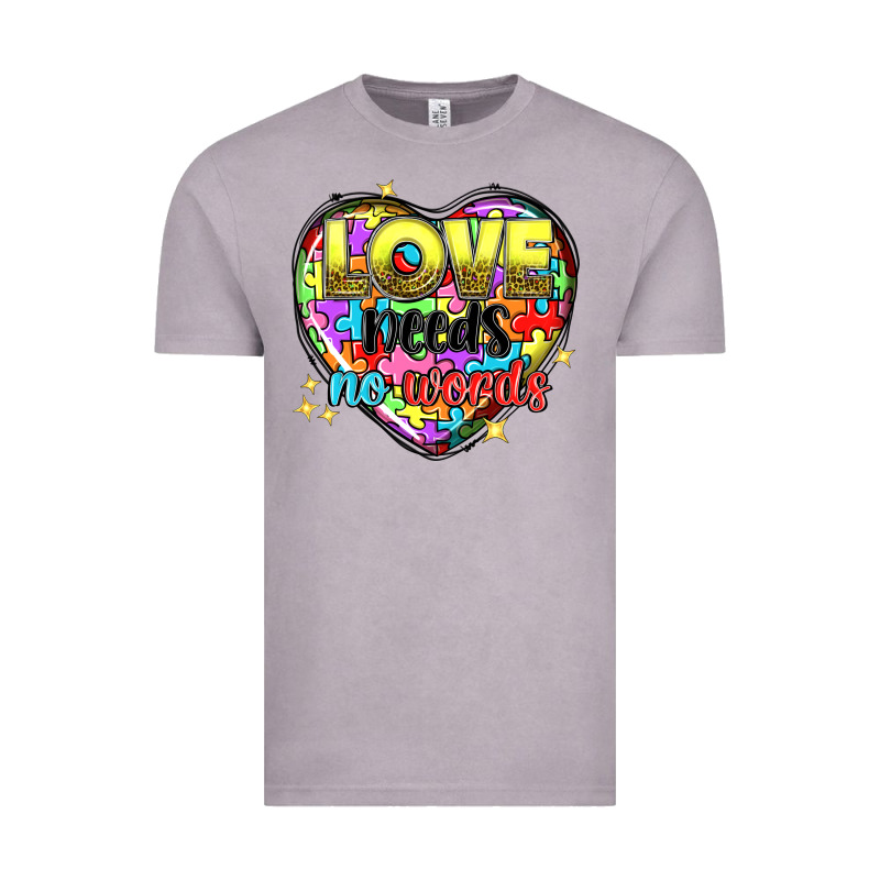 Love Needs No Words Vintage Tee by NancyCooperArtShop | Teevron