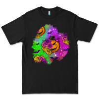 Black halloween patch 1 Premium Tee - BundleAndBundleShop