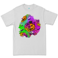 Dove Grey halloween patch 1 Premium Tee - BundleAndBundleShop
