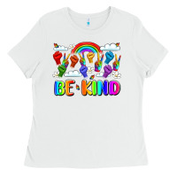 White name celebrate kindness and diversity Ladies Tee - LillyAllenDesigns