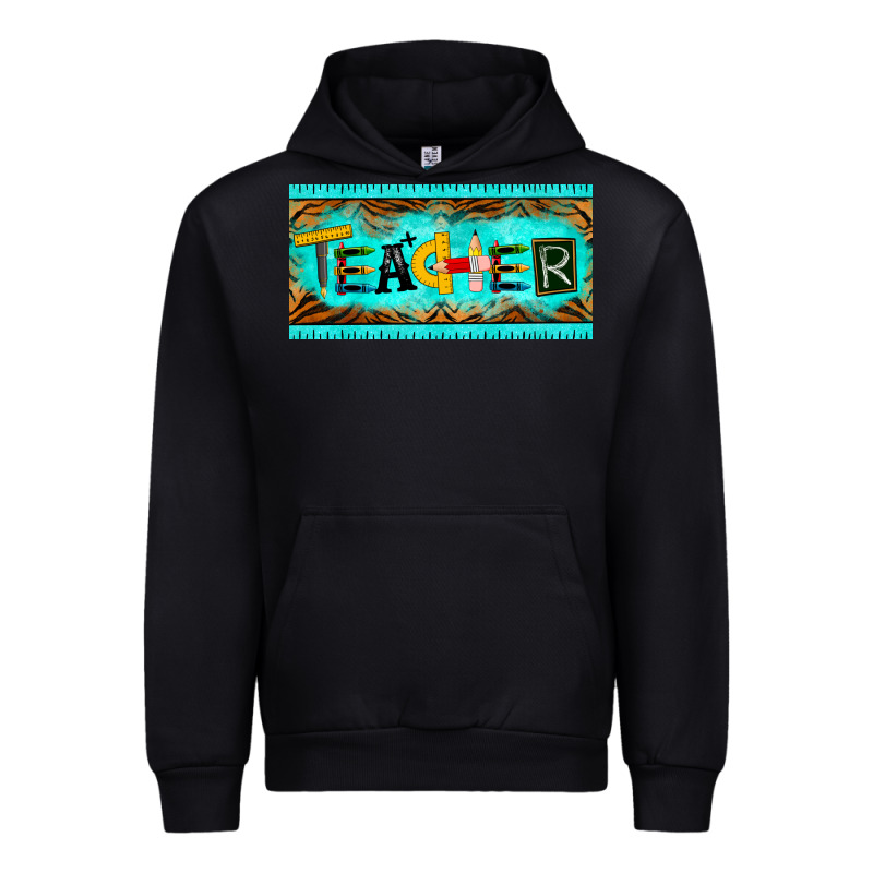 Teacher License Plate Urban Hoodie by BarkalooDesign | Teevron