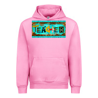 Fuchsia Pink teacher license plate Urban Hoodie - BarkalooDesign