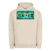 Pigment French Oak teacher license plate Urban Hoodie - BarkalooDesign