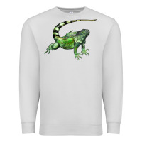 Dove Grey İguana Premium Sweatshirt - LillyAllenDesigns
