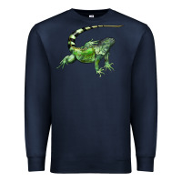 Navy İguana Premium Sweatshirt - LillyAllenDesigns