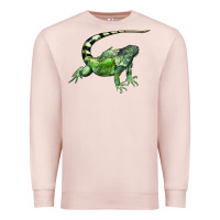 Pale Pink İguana Premium Sweatshirt - LillyAllenDesigns