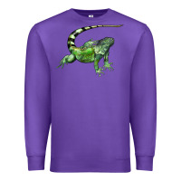 Purple İguana Premium Sweatshirt - LillyAllenDesigns