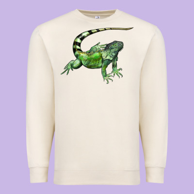 İguana Premium Sweatshirt Designed By Lillyallendesigns