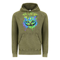 Vintage Olive colorul chesire Vintage Hoodie - tuanDangUi