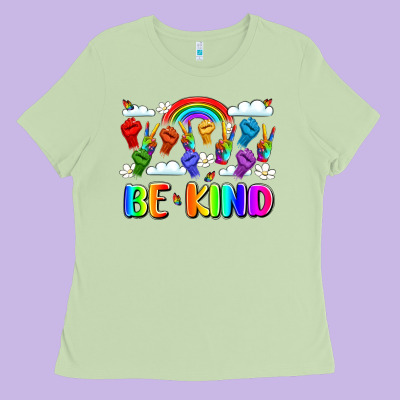 Name Celebrate Kindness And Diversity Ladies Tee Designed By Lillyallendesigns