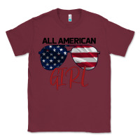 Burgundy All American Girl Classic Tee - Bettercallsaul