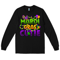Black mardi gras cutie Long Sleeve Tee - CowGirlArtShop
