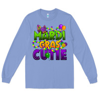 Colony Blue mardi gras cutie Long Sleeve Tee - CowGirlArtShop