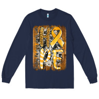 Navy finding the cure starts with hope childhood cancer awareness  with bac Long Sleeve Tee - Jasminsmagicworld