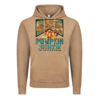 Vintage Coffee Pumpkin junkie Vintage Hoodie - NancyCooperArtShop