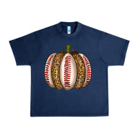 Navy Baseball Pumpkin Urban Heavy Tee - texasbilliewilder