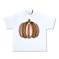 White Baseball Pumpkin Urban Heavy Tee - texasbilliewilder