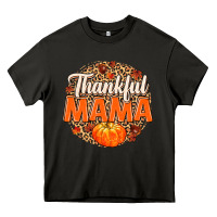 Asphalt Thankful Mama Heavy Core Tee - MaliasSmallBusiness