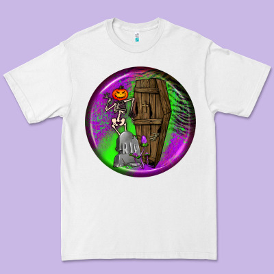 Halloween Round Earrings 1 Premium Tee Designed By Bundleandbundleshop